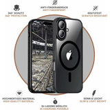 iPhone 17 JT Berlin Pankow Hybrid MagSafe Cover - sort / klar