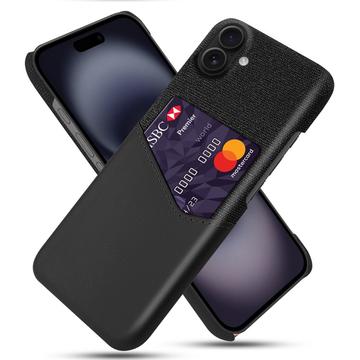 iPhone 17 KSQ Cover med Kortholder - Sort