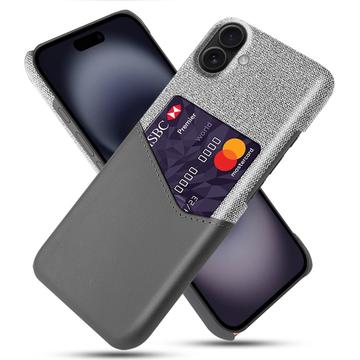 iPhone 17 KSQ Cover med Kortholder - Grå