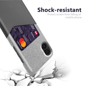 iPhone 17 KSQ Cover med Kortholder - Grå