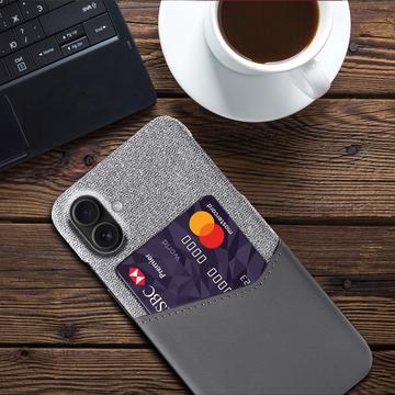 iPhone 17 KSQ Cover med Kortholder - Grå