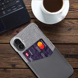 iPhone 17 KSQ Cover med Kortholder - Grå