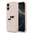 iPhone 17 Karl Lagerfeld Double Heads MagSafe cover i flydende silikone - Pink