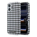iPhone 17 Karl Lagerfeld Houndtand Harpiksplade Cover - MagSafe-kompatibelt - Sort