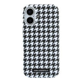 iPhone 17 Karl Lagerfeld Houndtand Harpiksplade Cover - MagSafe-kompatibelt - Sort