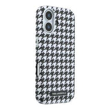 iPhone 17 Karl Lagerfeld Houndtand Harpiksplade Cover - MagSafe-kompatibelt - Sort