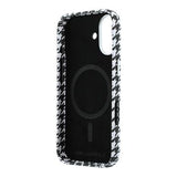iPhone 17 Karl Lagerfeld Houndtand Harpiksplade Cover - MagSafe-kompatibelt - Sort