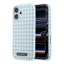 iPhone 17 Karl Lagerfeld Houndtand Harpiksplade Cover - MagSafe-kompatibelt - Blå