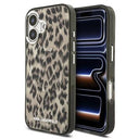 iPhone 17 Karl Lagerfeld IML Leopard Cover - MagSafe-kompatibel - Brun