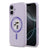 iPhone 17 Karl Lagerfeld Karl and Choupette MagSafe Cover i flydende silikone - Lilla