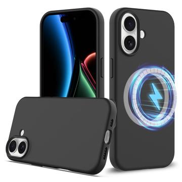 iPhone 17 Liquid Silikone Cover - MagSafe Kompatibel - Sort