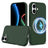 iPhone 17 Liquid Silikone Cover - MagSafe Kompatibel - Mørkegrøn