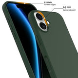 iPhone 17 Liquid Silikone Cover - MagSafe Kompatibel - Mørkegrøn
