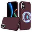iPhone 17 Liquid Silikone Cover - MagSafe Kompatibel - Vinrød