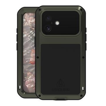iPhone 17 Love Mei Powerful Hybrid Cover - Grøn