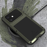 iPhone 17 Love Mei Powerful Hybrid Cover - Grøn