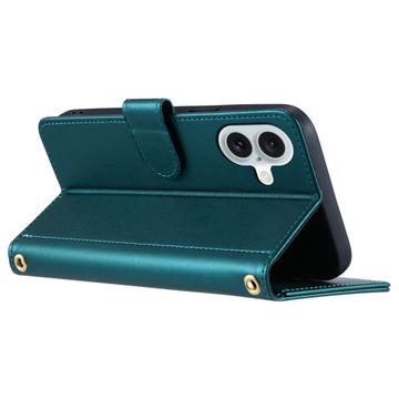 iPhone 17 Luksus Vatteret Pung - Grøn