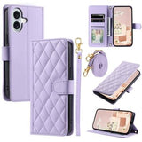iPhone 17 Luksus Vatteret Pung - Lilla