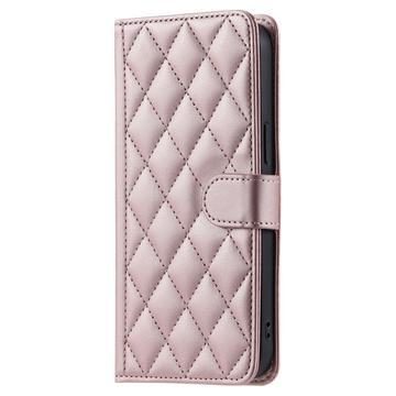 iPhone 17 Luksus Vatteret Pung - Rødguld