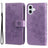iPhone 17 Mandala Series Etui med Pung - Lilla