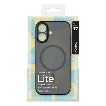 iPhone 17 Momax CaseForm Lite MagSafe cover - gennemsigtig sort