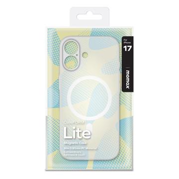 iPhone 17 Momax CaseForm Lite MagSafe cover - gennemsigtig hvid