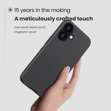 iPhone 17 Nillkin Super Frosted Shield Pro Hybrid Cover - Sort