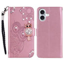 iPhone 17 Ugle Rhinsten Pung - Rosaguld