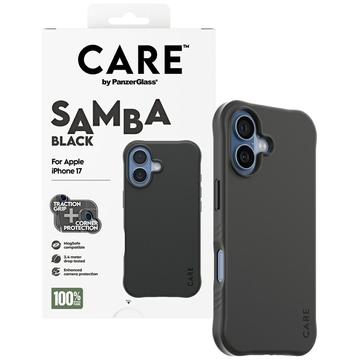 iPhone 17 PanzerGlass Care Fashionable Samba Cover - MagSafe-kompatibel - Sort