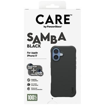 iPhone 17 PanzerGlass Care Fashionable Samba Cover - MagSafe-kompatibel - Sort