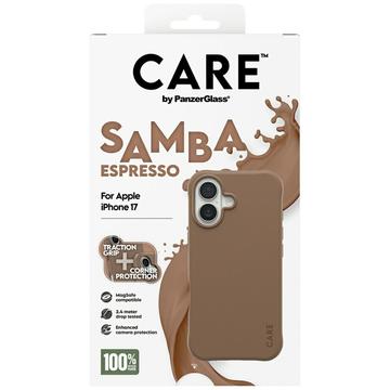 iPhone 17 PanzerGlass Care Fashionable Samba Cover - MagSafe-kompatibel - Espresso