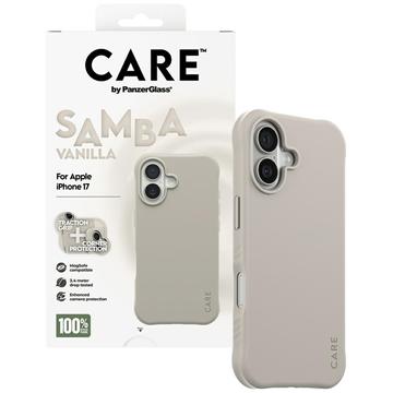 iPhone 17 PanzerGlass Care Fashionable Samba Cover - MagSafe-kompatibel - Vanilje