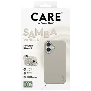 iPhone 17 PanzerGlass Care Fashionable Samba Cover - MagSafe-kompatibel - Vanilje