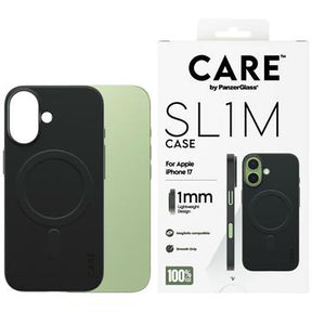 iPhone 17 PanzerGlass Care SL1M Cover - MagSafe-kompatibel - Sort