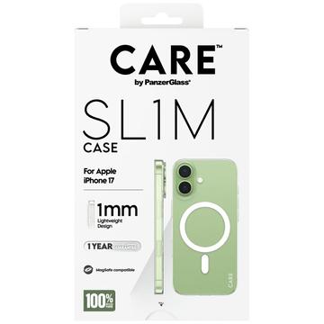 iPhone 17 PanzerGlass Care SL1M Cover - MagSafe-kompatibel - gennemsigtig