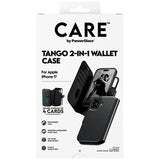 iPhone 17 PanzerGlass Care Tango 2-i-1 pungetui - MagSafe-kompatibel - Sort