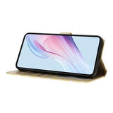 iPhone 17 Pung Etui med Prikket Mønster - Gul