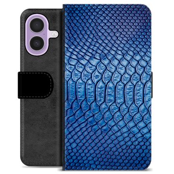 iPhone 17 Premium Flip Cover med Pung - Læder