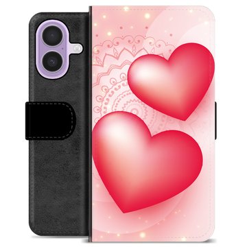 iPhone 17 Premium Flip Cover med Pung - Kærlighed