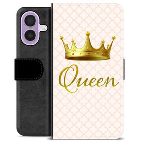 iPhone 17 Premium Flip Cover med Pung - Dronning