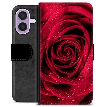 iPhone 17 Premium Flip Cover med Pung - Rose
