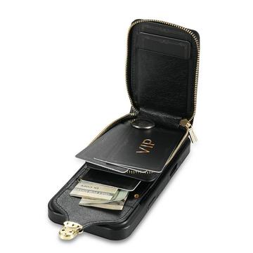 iPhone 17 Pro Alt-i-et cover med pung og rem - Sort
