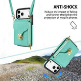 iPhone 17 Pro Alt-i-et cover med pung og rem - Mynte