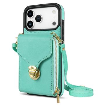 iPhone 17 Pro Alt-i-et cover med pung og rem - Mynte