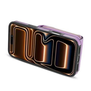iPhone 17 Pro Alt-i-et cover med pung og rem - Lilla