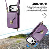 iPhone 17 Pro Alt-i-et cover med pung og rem - Lilla