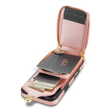 iPhone 17 Pro Alt-i-et cover med pung og rem - Rødguld