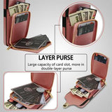 iPhone 17 Pro Alt-i-et cover med pung og rem - Rødguld