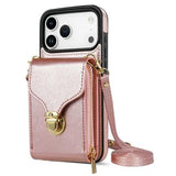 iPhone 17 Pro Alt-i-et cover med pung og rem - Rødguld