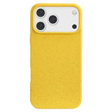 iPhone 17 Pro Biologisk Nedbrydeligt Cover - Gul